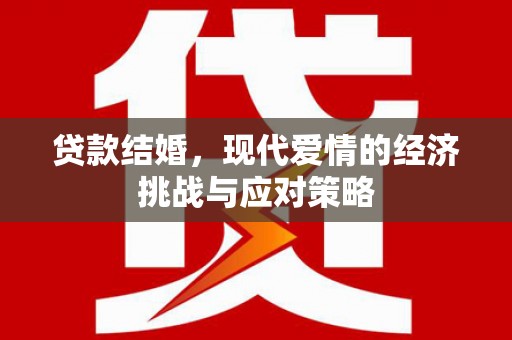 任县贷款结婚，现代爱情的经济挑战与应对策略