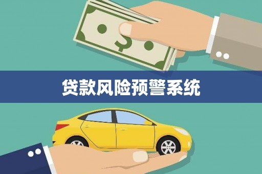 任县贷款风险预警系统