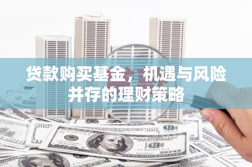 任县贷款购买基金，机遇与风险并存的理财策略