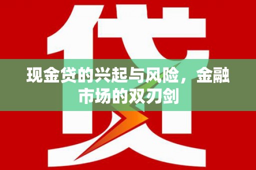 任县现金贷的兴起与风险，金融市场的双刃剑