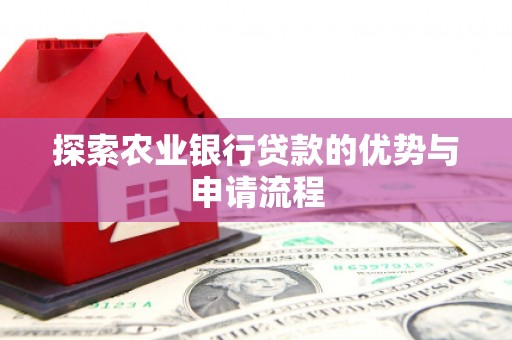 任县探索农业银行贷款的优势与申请流程