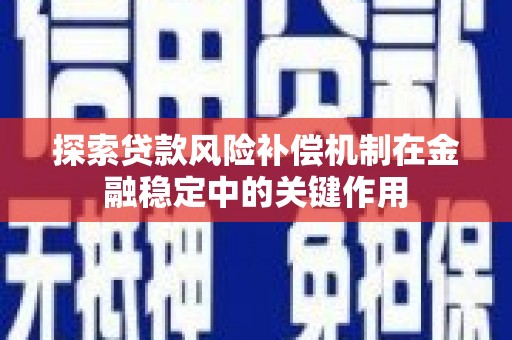 任县探索贷款风险补偿机制在金融稳定中的关键作用