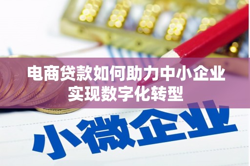 任县电商贷款如何助力中小企业实现数字化转型