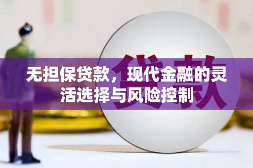 任县无担保贷款，现代金融的灵活选择与风险控制