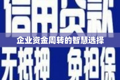 任县企业资金周转的智慧选择