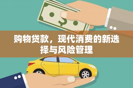 任县购物贷款，现代消费的新选择与风险管理