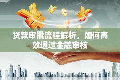 任县贷款审批流程解析，如何高效通过金融审核
