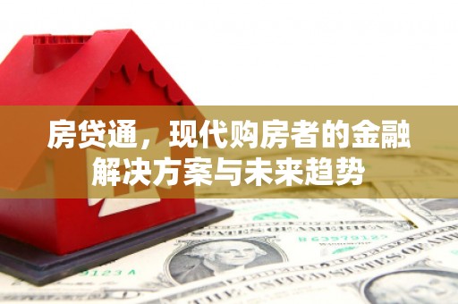 任县房贷通，现代购房者的金融解决方案与未来趋势