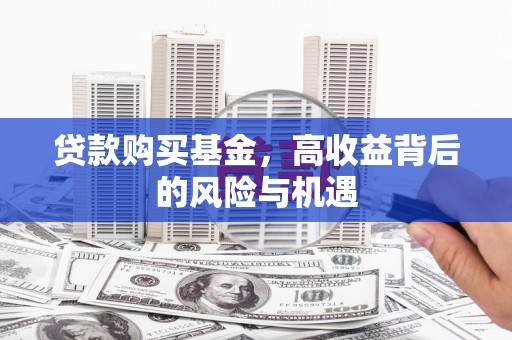 任县贷款购买基金，高收益背后的风险与机遇