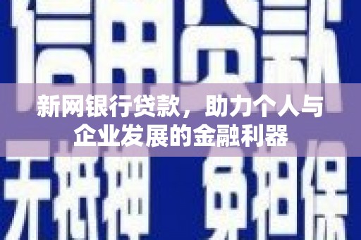 任县新网银行贷款，助力个人与企业发展的金融利器