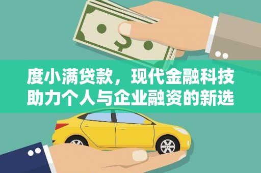 任县度小满贷款，现代金融科技助力个人与企业融资的新选择