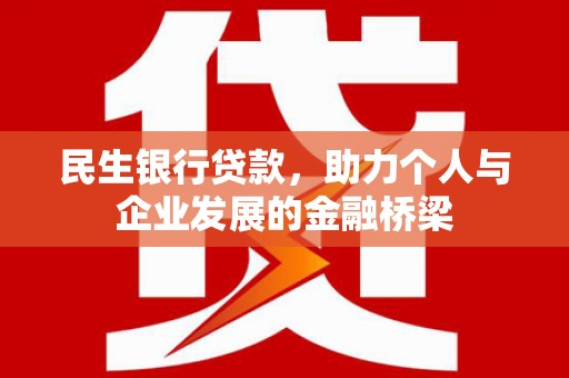 任县民生银行贷款，助力个人与企业发展的金融桥梁