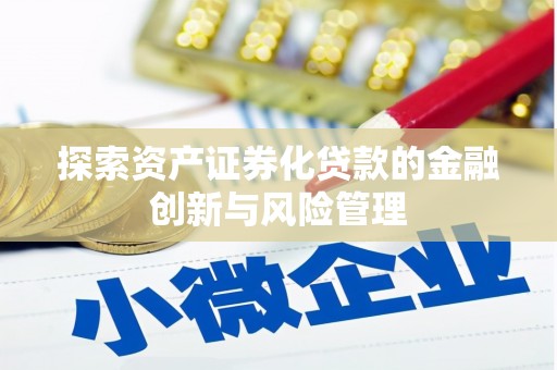 任县探索资产证券化贷款的金融创新与风险管理