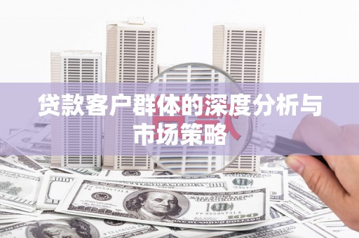 任县贷款客户群体的深度分析与市场策略