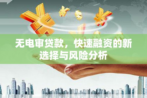 任县无电审贷款，快速融资的新选择与风险分析