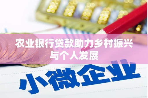 任县农业银行贷款助力乡村振兴与个人发展