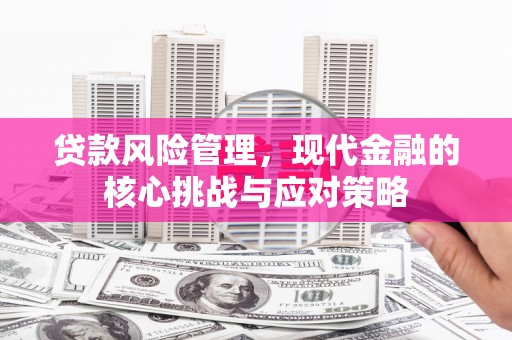 任县贷款风险管理，现代金融的核心挑战与应对策略