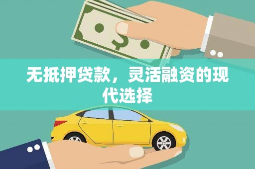任县无抵押贷款，灵活融资的现代选择