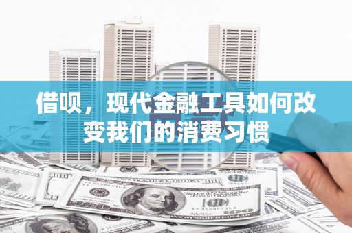 任县借呗，现代金融工具如何改变我们的消费习惯