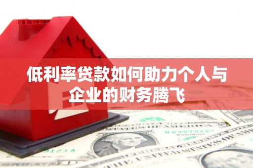 任县低利率贷款如何助力个人与企业的财务腾飞