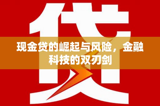 任县现金贷的崛起与风险，金融科技的双刃剑