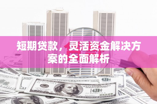 任县短期贷款，灵活资金解决方案的全面解析