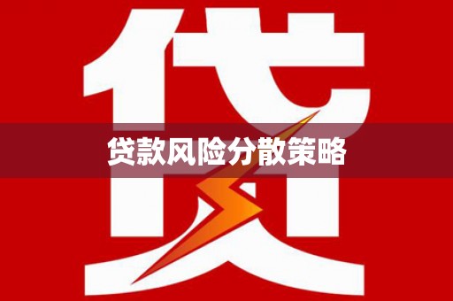 任县贷款风险分散策略