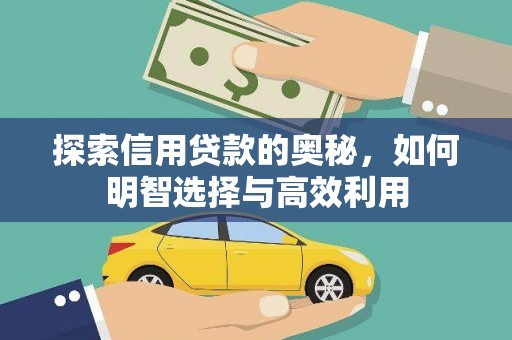 任县探索信用贷款的奥秘，如何明智选择与高效利用