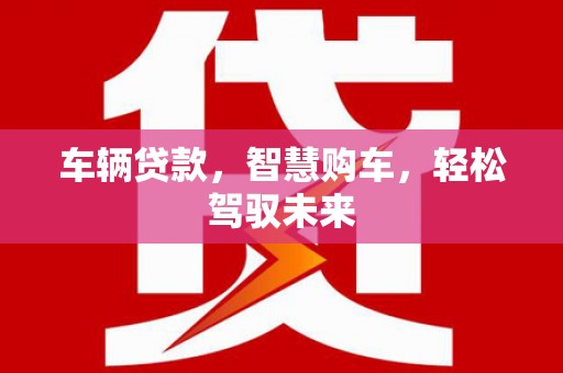 任县车辆贷款，智慧购车，轻松驾驭未来