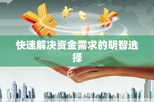 任县快速解决资金需求的明智选择