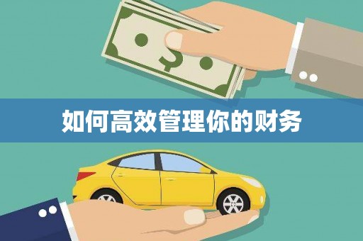 任县如何高效管理你的财务