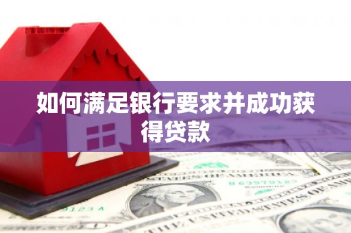 任县如何满足银行要求并成功获得贷款