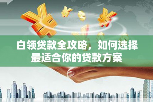 任县白领贷款全攻略，如何选择最适合你的贷款方案